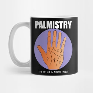 The future is in your hands, Palmistry Mug